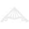 Ekena Millwork Pitch Marshall Architectural Grade PVC Gable Pediment, 48"W x 24"H x 1"P (12/12) GPP048X024X100MAR - alternate 5